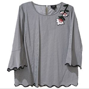 Perch Thin Stripe Top ▫️🖤